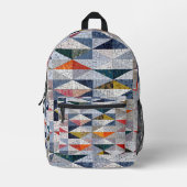 Diamond Abstract Bedrukte Rugzak (Voorkant)
