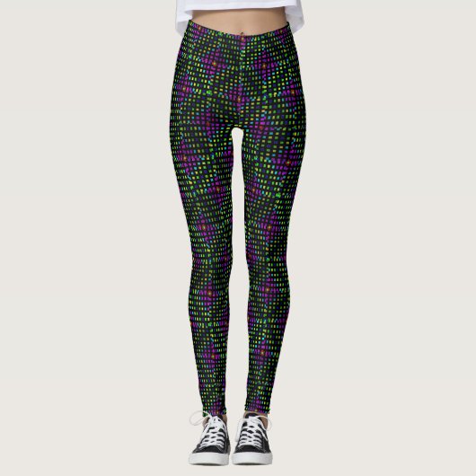 Diamond Abstract Pattern Leggings (Voorkant)