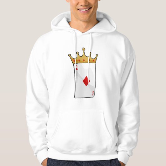 Diamond Ace met King Crown Hoodie (Voorkant)