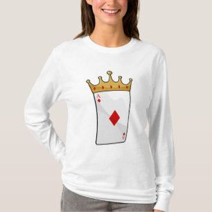 Diamond Ace met King Crown T-shirt