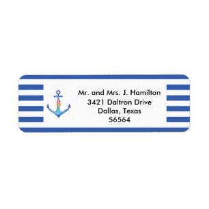 Diamond Anchor Fabulous Ocean Wedding Etiket