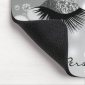 Diamond and Silver Glitter Eyes Muismat (Hoek)