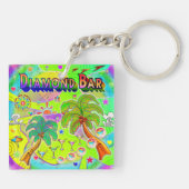 Diamond Bar Mind Focus Sleutelhanger (Achterkant)