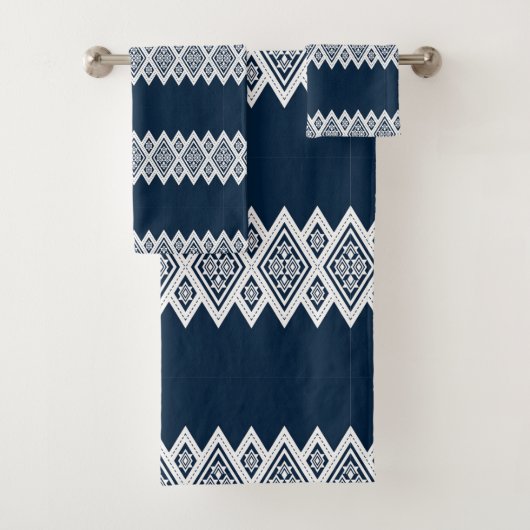Diamond Bath Towel Set Bad Handdoek (Insitu)