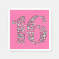 Diamond Bling 16 Zestien 16e verjaardag ELKE KLEUR