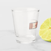 Diamond Bling Calligraphy Name Roos Gold Shot Glas (Links)