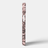 Diamond Bling Glitter Kijk Roze kalligrafie Case-Mate iPhone Case (Achterkant / Rechts)