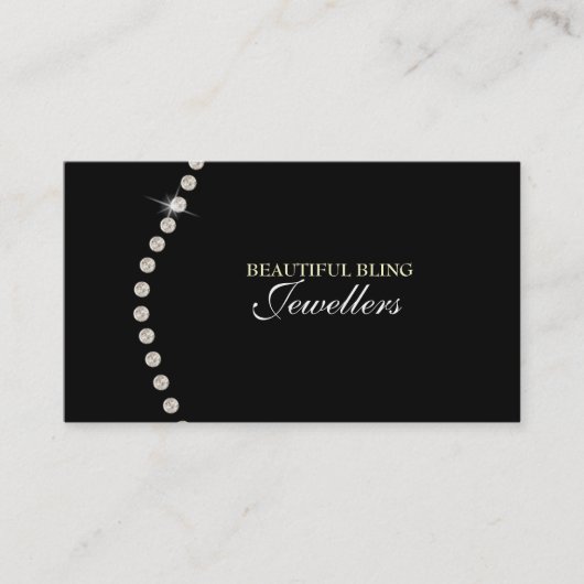 Diamond Bling Jewel Store Visitekaartje (Voorkant)