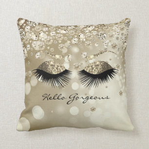 Diamond Bling Prachtige - Gold Eyelash en Brows Kussen