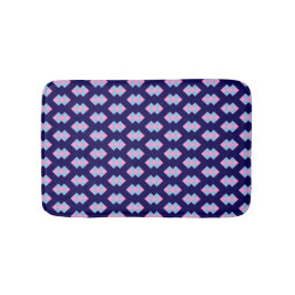 Diamond Blue Bath Mat