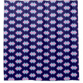 Diamond Blue Shower Curtain Douchegordijn (Voorkant)