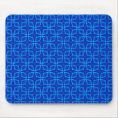 Diamond Blues Abstract Pattern Mousepad Muismat (Voorkant)