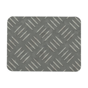 Diamond Bord Roestvrij staal, getextureerd Magneet