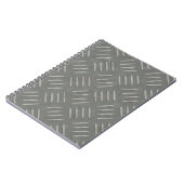 Diamond Bord Roestvrij staal, getextureerd Notitieboek (Linkerzijde)