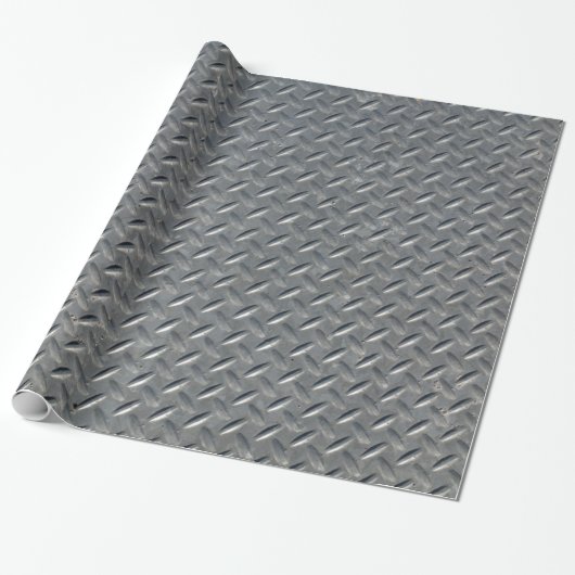 Diamond Bord Steel Cadeaupapier (Uitgerold)