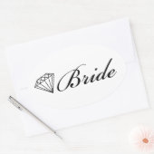 Diamond Bride Sticker over wit (Envelop)