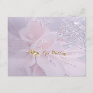 Diamond bruiloft uitnodiging Briefkaart