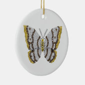 Diamond Butterfly Print Keramisch Ornament (Rechts)