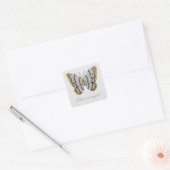 Diamond Butterfly Print Stickers (Envelop)