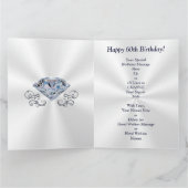 Diamond, Cartes personnalisées pour son 60e annive (Intérieur)