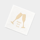 Diamond Champagne Glass Happy New Year (Gauche)