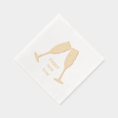 Diamond Champagne Glass Happy New Year (Droite)