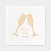 Diamond Champagne Glass Happy New Year (Recto)