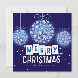 Diamond Christmas Ornament Flat Kaart