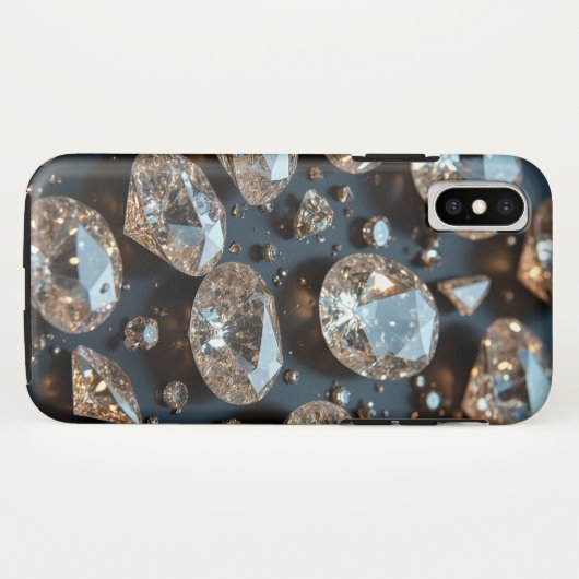 Diamond coque iphone a l'air d'un vrai diamant lux (Dos (Horizontal))