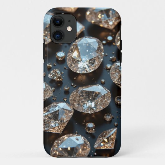 Diamond coque iphone a l'air d'un vrai diamant lux (Dos)