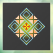 Diamond Crosses Raamsticker (Vel 3)