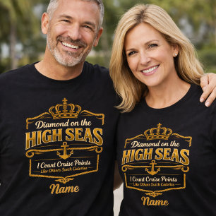 Diamond Cruise Status High Seas Trouw Funny T-shirt