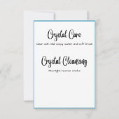 Diamond Crystal Betekenis Kaart (Achterkant)