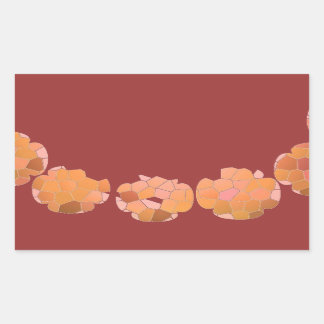 Diamond Crystal: RedRose PinkRose Petals Rechthoekige Sticker