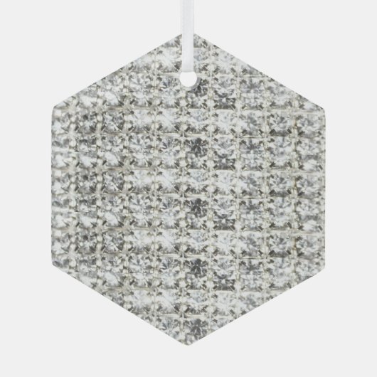 Diamond Customized Glas Ornament (Voorkant)