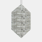 Diamond Customized Glas Ornament (Voorkant Rechts)