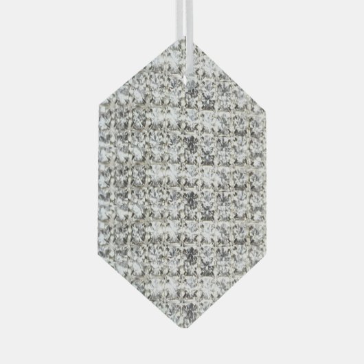 Diamond Customized Glas Ornament (Voorkant Rechts)
