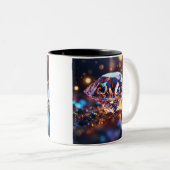 "Diamond Dazzle : Elegant Mug Design" (Devant droit)