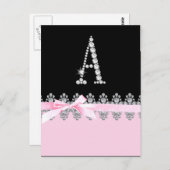 Diamond Delilah Initiaal:A Briefkaart (Voorkant / Achterkant)
