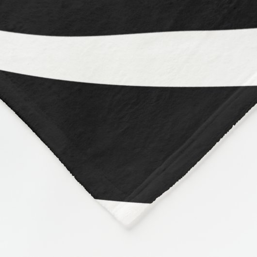 Diamond Delilah Zebra (rood) Fleece Deken (Hoek)