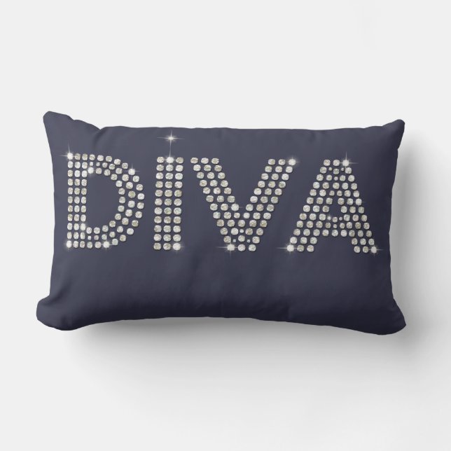 Diamond Diva Kussen (Voorkant)