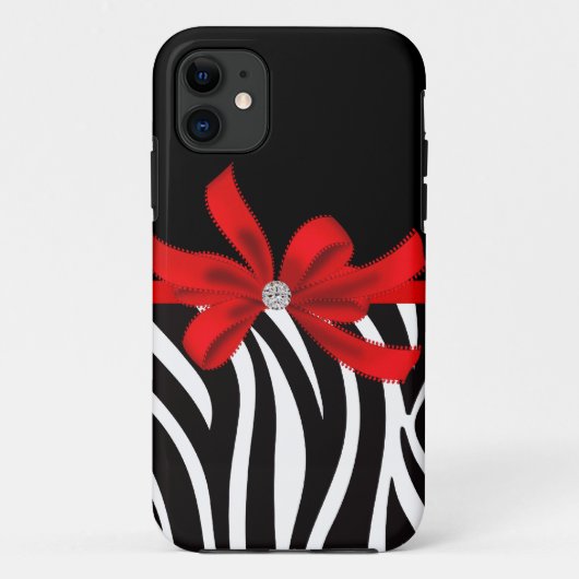 Diamond Diva (rood) Case-Mate iPhone Case (Achterkant)