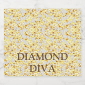 DIAMOND DIVA SPARKLING WIJNETIKET (Enkel label)