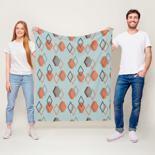 Diamond Echoes Fleece Deken (In situ)