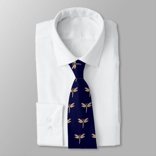 Diamond Emeralds and Gold Dragonfly Stropdas (Gebonden)