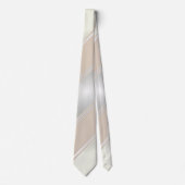 Diamond en champagne-kleurig stropdas (Voorkant)