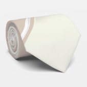 Diamond en champagne-kleurig stropdas (Opgerold)