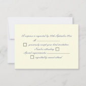 Diamond en Parel Broche op Enveloppe RSVP (Achterkant)