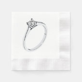 Diamond Engagement Ring Servet (Voorkant)