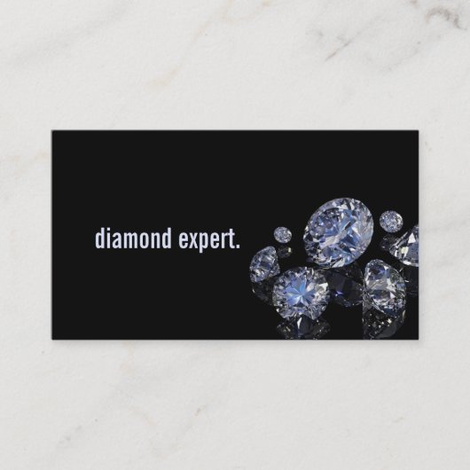 Diamond Expert Jewelry Gold Silver Visitekaartje (Voorkant)